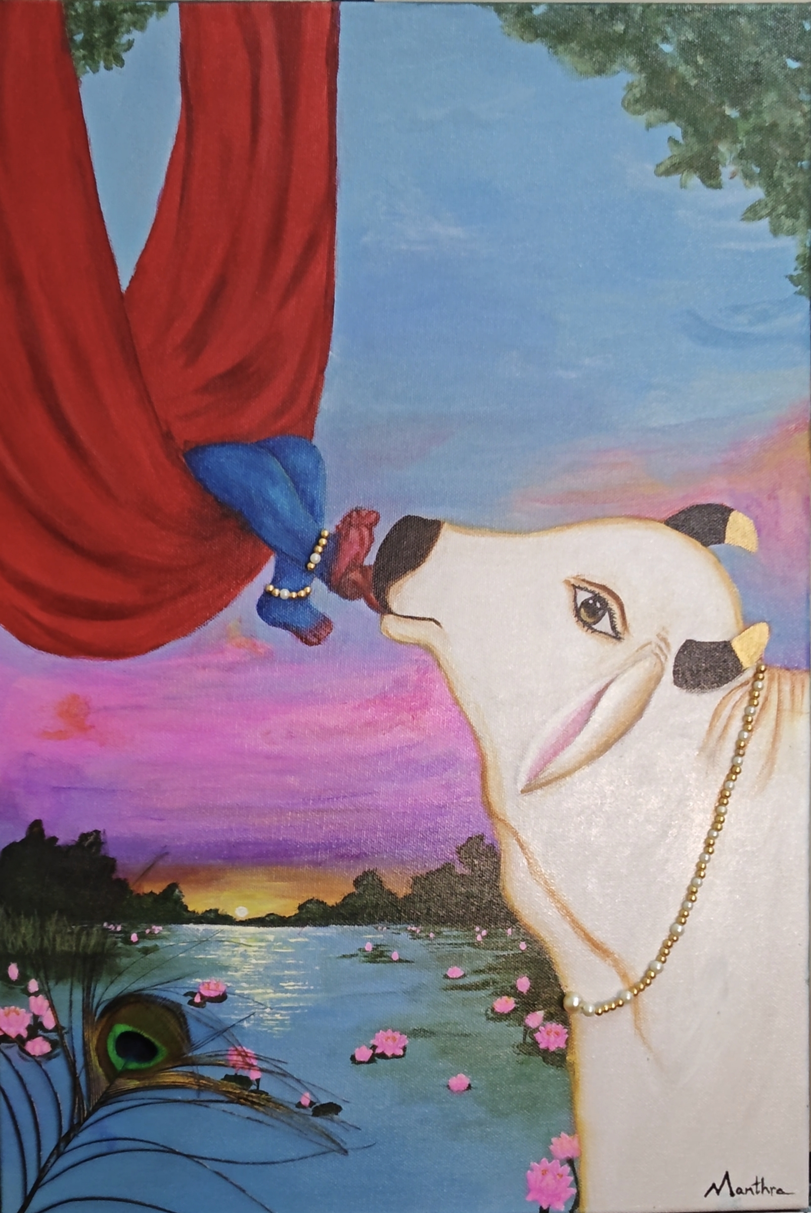 A little moment with KRISHNA