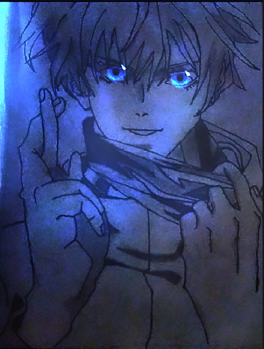 Saturo Gojo drawing.